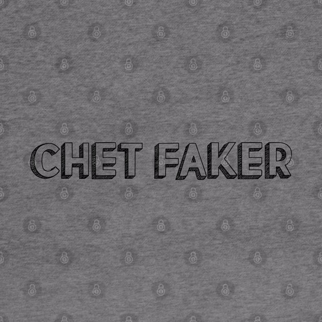 Chet Faker <//> Typography Design by Aqumoet